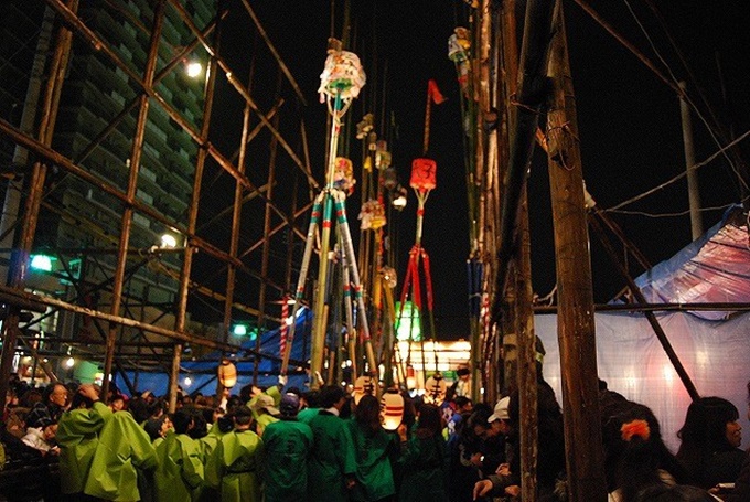 関東の奇祭 古河提灯竿もみまつりの行事や日程